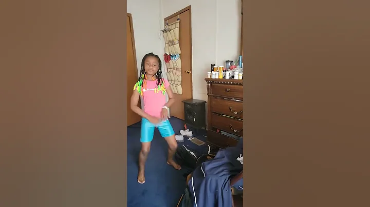My lil sis   doing my twining Angela Calhoun Shorts