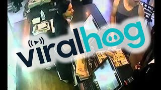 Tip Jar Thief Caught On Camera || ViralHog