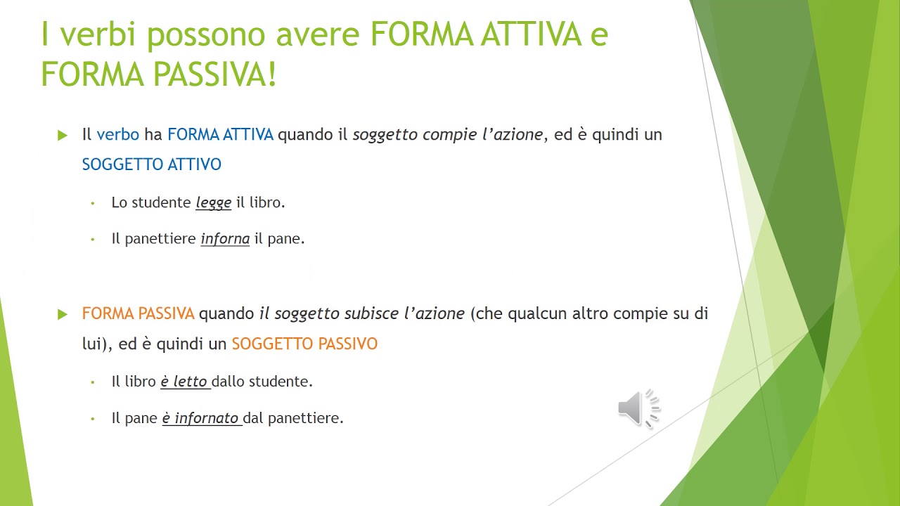 verbi attivi e passivi esercizi con soluzioni - a name for blog