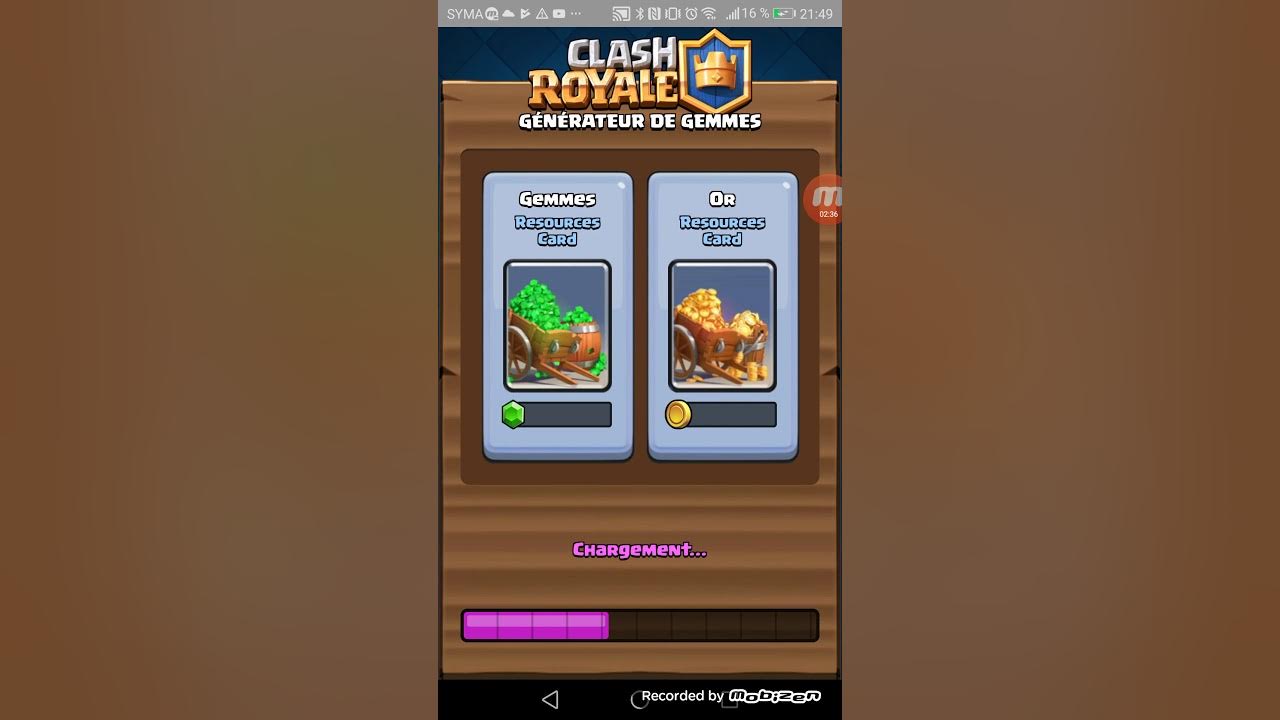 générateur de gemmes clash Royale iOS/Android [no Fake] YouTube
