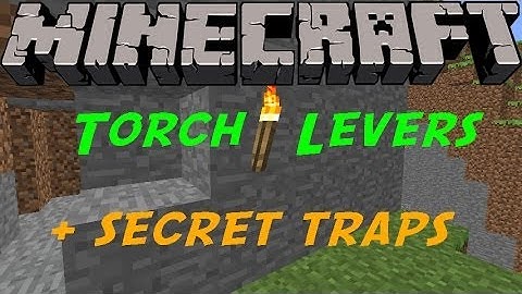 Minecraft Mod Showcase:Torch Levers Mod + Secret doors