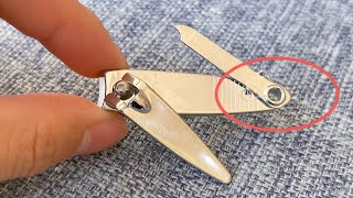 Nail Clippers small round hole  Life Hacks