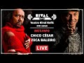 Live com Zeca Baleiro e Chico César, no dia 28 de maio de 2020.