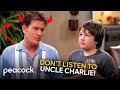 Two and a Half Men | Charlie Being a Bad Influence to Jake