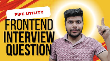 Frontend Interview Question ft. Pipe Utility 🔥 | Ep : 5 | Javascript
