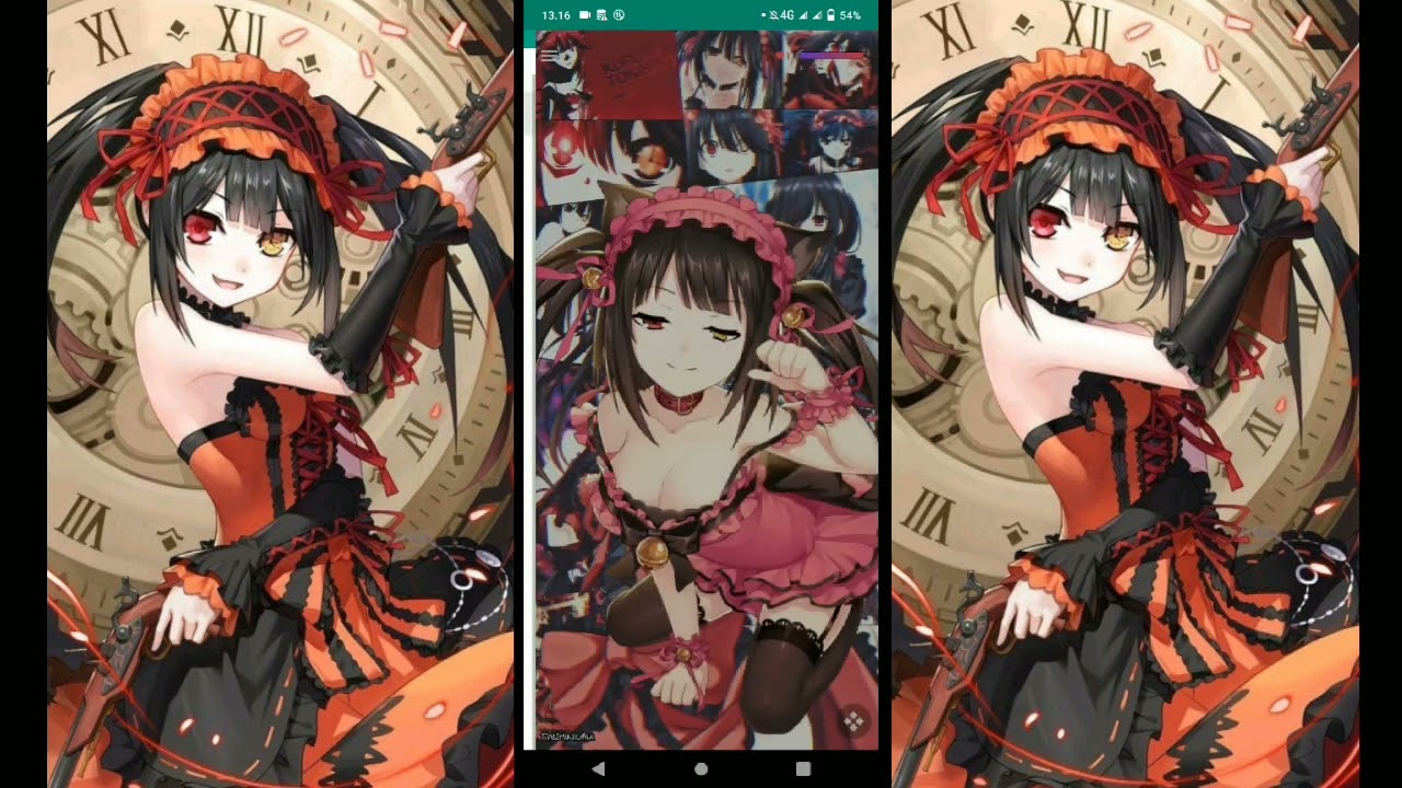 tutorial menggunakan live 2d viewer ex,live walpaper anime tokisaki kurumi😉