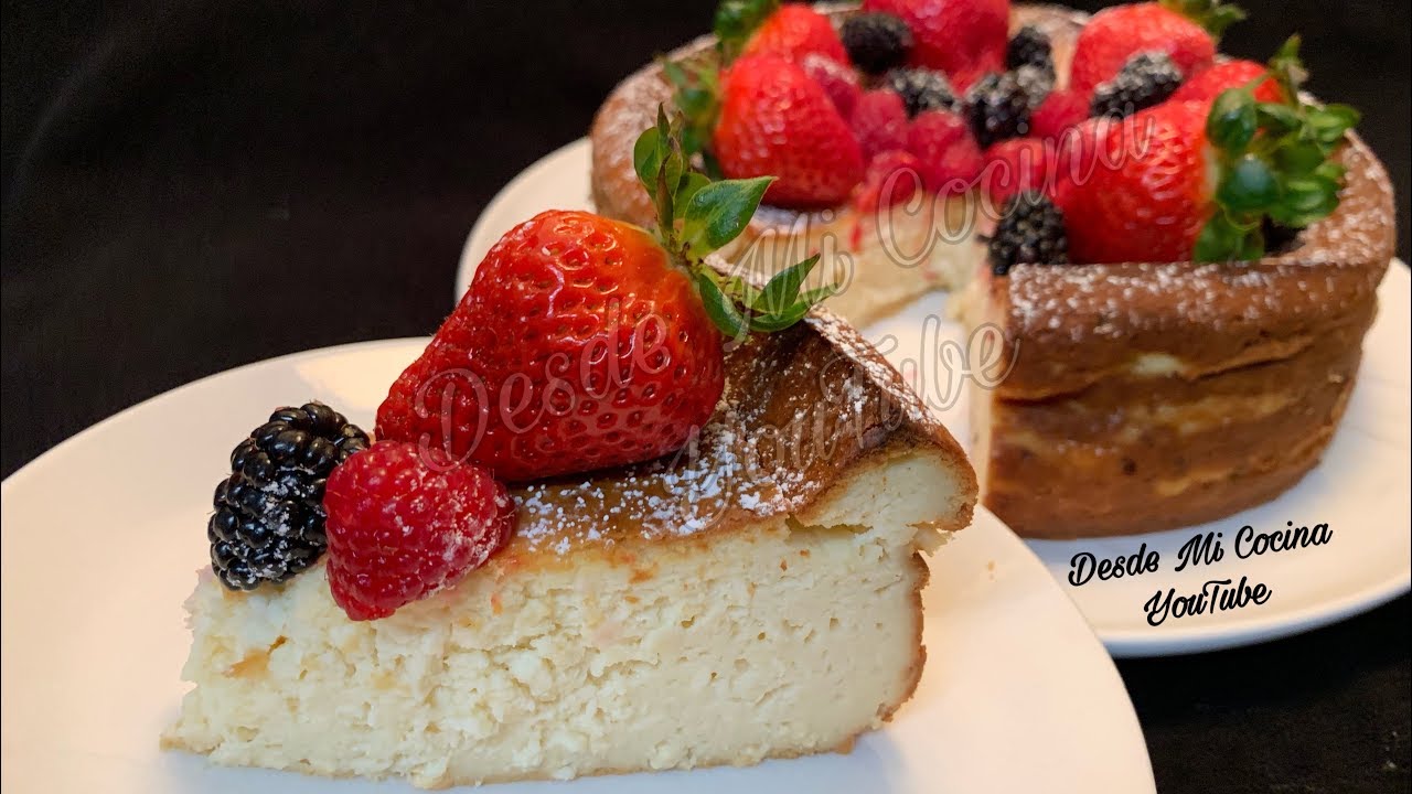 TARTA DE QUESO COTTAGE -Cremosita y Deliciosa- || DESDE MI COCINA by Lizzy  - YouTube