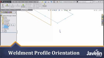 SolidWorks Tutorial: Weldment Profile Orientation