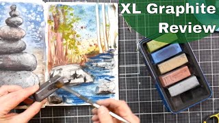 Derwent XL Graphite Blocks Review & Demo screenshot 2