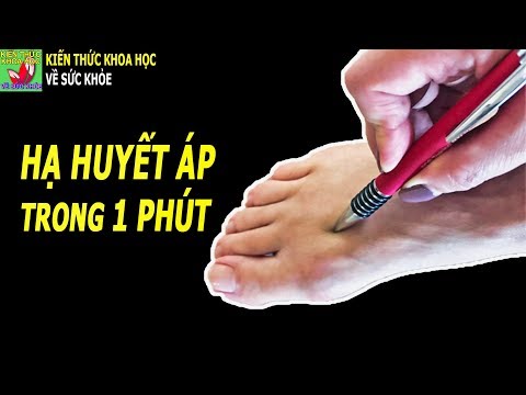 Mẹo hạ huyết áp nhanh trong 1 phút không phải ai cũng biết