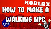 Roblox Studio How To Give An Npc A Custom Walk Run And Idle Animation Youtube - roblox infinite npc idle animation