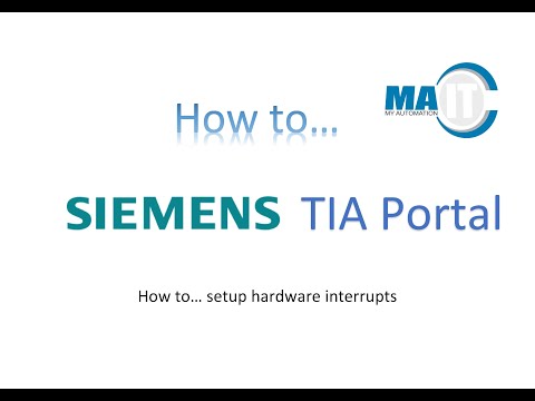 How to... setup hardware interrupts in TIA Portal