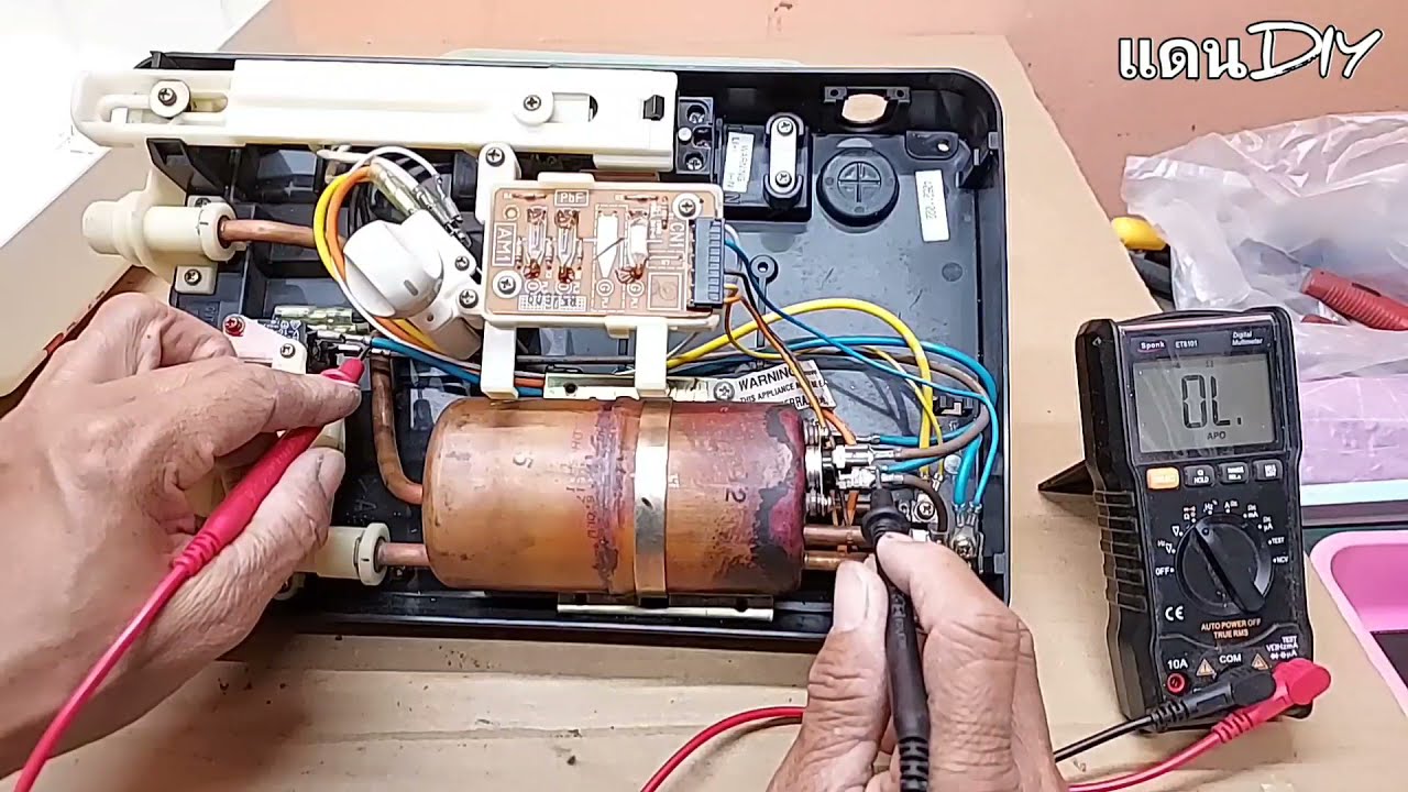 แนวทางการตรวจซ่อมเครื่องทำน้ำอุ่น Panasonic - Youtube