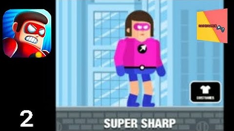 THE SUPERHERO LEAGUE Gameplay Walkthrough Part 2 - Super Sharp Complete (iOS, Android)