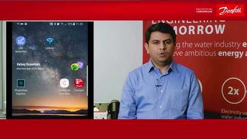 Danfoss VLT® Wireless Communication Panel LCP 103 connection setup