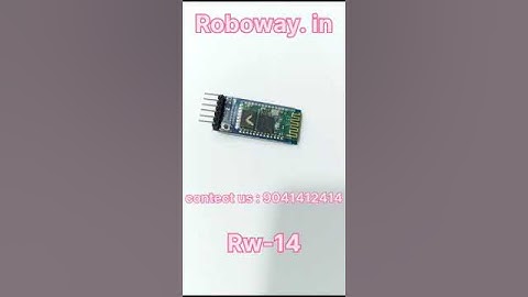 HC-05 Bluetooth Module with TTL Output #youtube #robotics #electronics #electroniccomponents