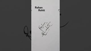 Rohan Rohit Cute Brother Name 