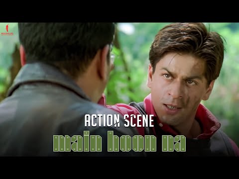 Chase Action | Main Hoon Na | Shah Rukh Khan, Amrita Rao, Zayed Khan