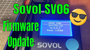 Simple Steps to Update the Sovol SV06 firmware in Minutes!