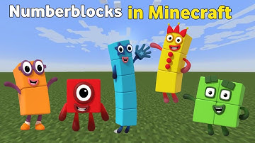 NEW UPDATE - Numberblocks Addon in Minecraft PE 