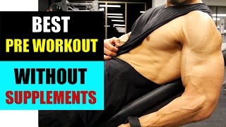 BEST PRE-WORKOUT|NO SUPPLEMENTS|(बिना सप्लीमेंट का प्री-वर्कआउट)