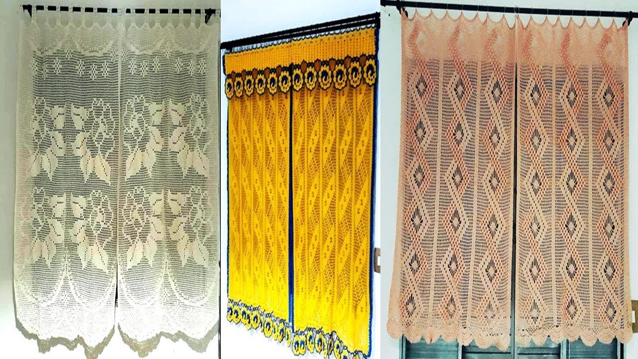 Cortinas em Crochê da Zazá