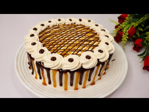 Caramel Fudge Cake Recipe | Bakery Style Caramel Fudge Cake | Baking Week Recipe#6