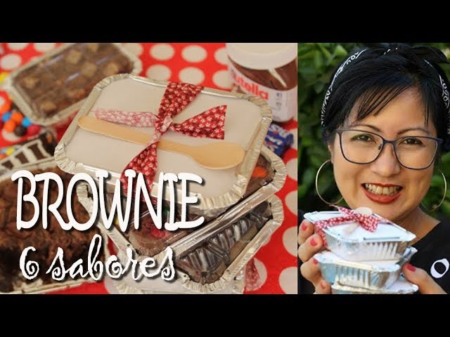 BROWNIE NA MARMITA EM 6 SABORES DIFERENTES PARA FAZER E VENDER DIKA DA NAKA
