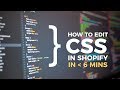 CSS Shopify ( Shopify Basic Expert Tutorial )