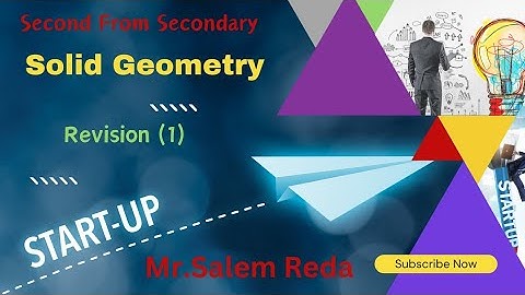 Revision Solid Geometry senior 2 (part 1)