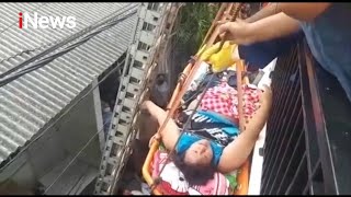 Pingsan dari Lantai 2, Ibu Hamil di Jaktim Berhasil Dievakuasi Petugas Damkar - iNews Pagi 21/08