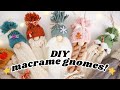 Macrame Gnome Ornament DIY Tutorial (3 Different Ways!)