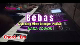 Download Lagu BEBAS | Karaoke Nada Cowok | Style Korg Micro Arranger Pa50SD #dangdutlawas #karaoke #rhomairama MP3