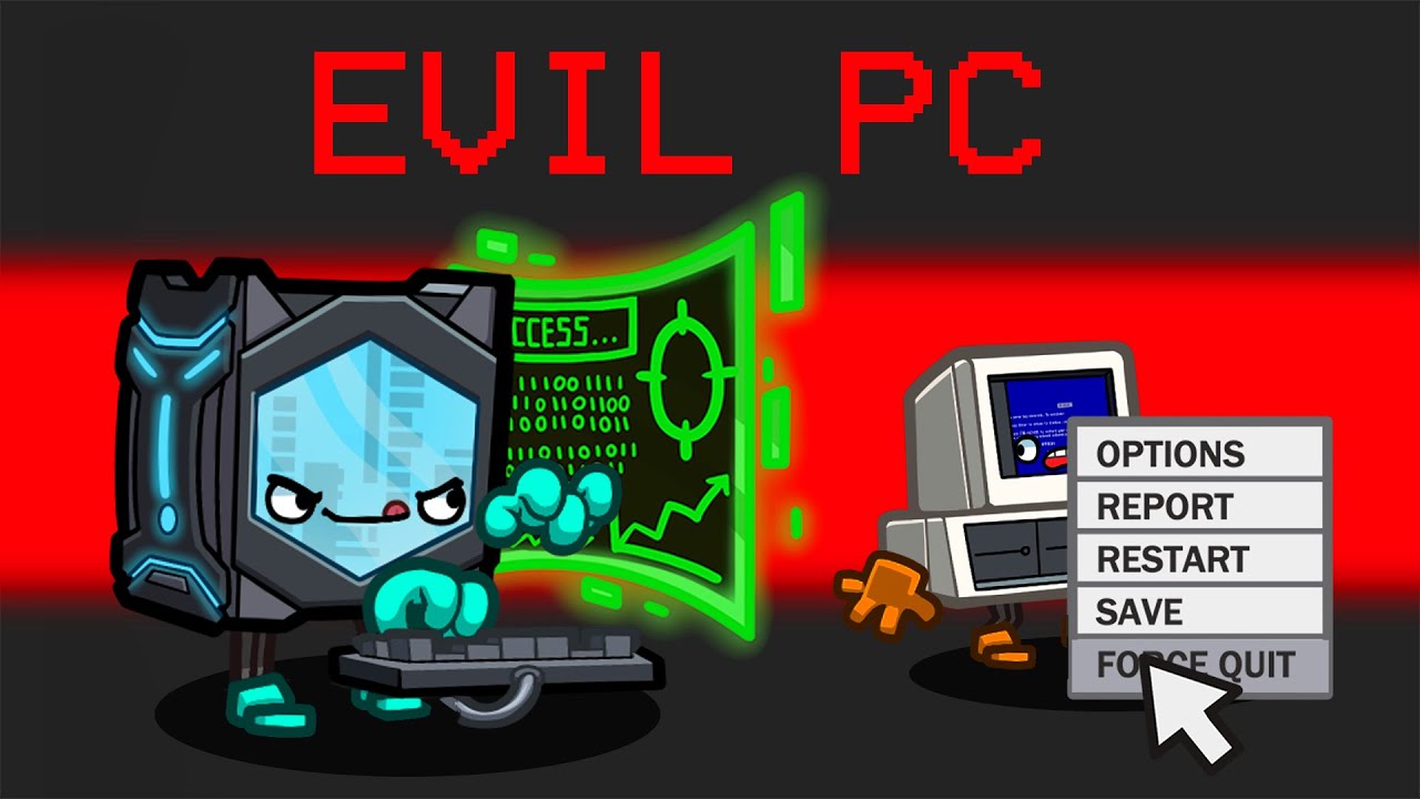 MEAN PC Imposter Mod in Among Us 