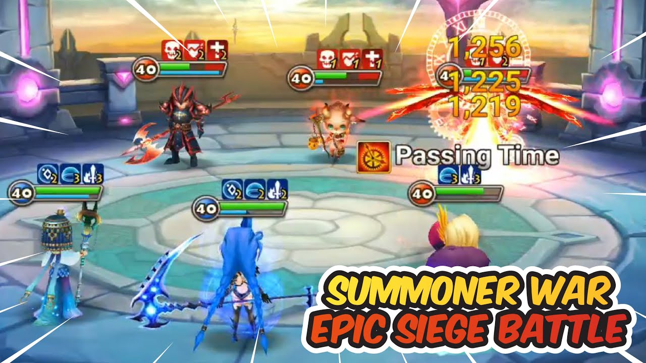 Mix Siege Battle G1 Summoner War (Summoners War) - YouTube