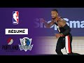 Rsum nba vf  lgendaire damian lillard bat  lui seul dallas 