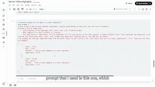 Auto-Video Highlights - Google Gemini Long Context Competition in Kaggle - Submission Video