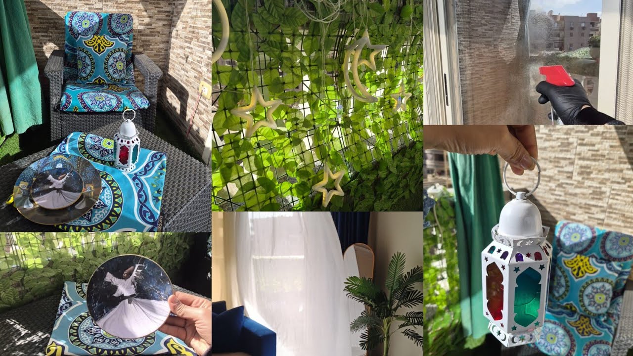 زينة رمضان🌙في بلكونتى بآفكار جديده🎀 و نصائح قبل رمضان لكل ست بيت🌼#اكسبلور #رمضان_كريم 