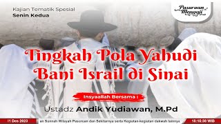 TINGKAH POLA Y4HUD1 BANI ISR41L DI SINAI | Ustadz Andik Yudiawan, M.Pd