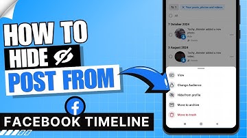 How to Hide Facebook Post from Timeline ✅