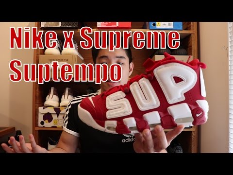 Supreme x Nike Suptempo Pick Up and On Feet Review! 