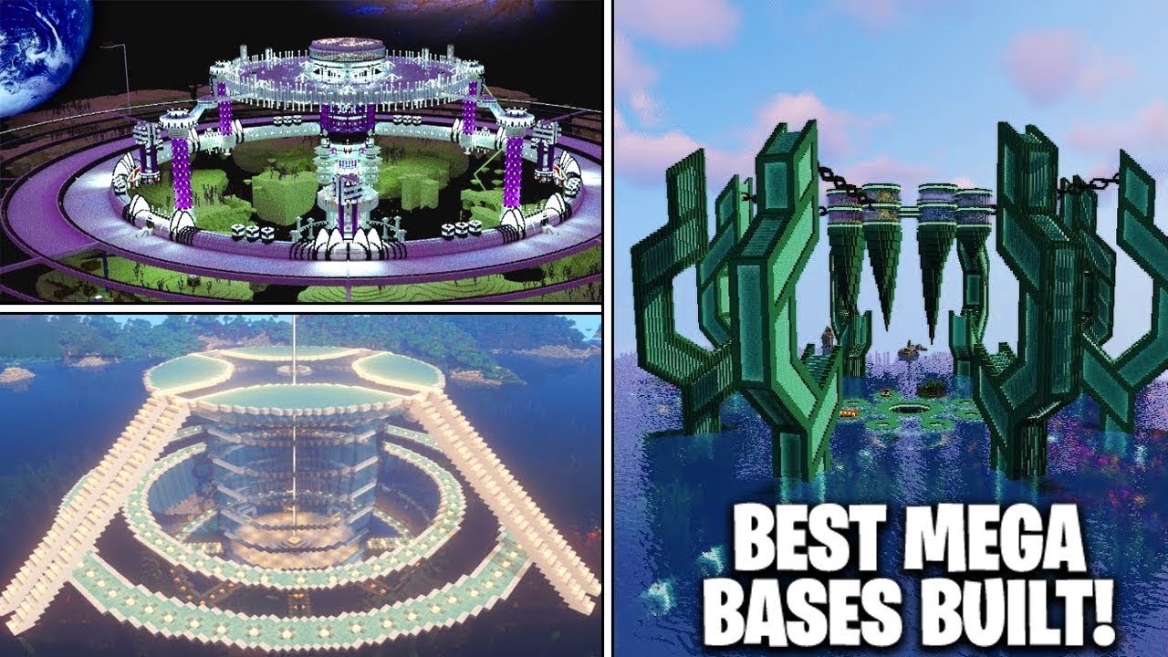 5 Best Minecraft MEGA BASES You've Ever Seen - YouTube