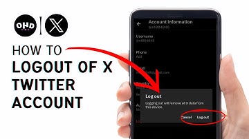 How to Logout Of X Twitter Account