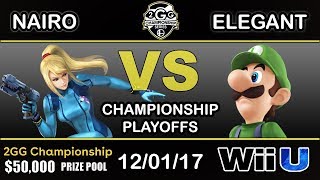 2GGC - NRG | Nairo (Zero Suit) Vs. BSD | Elegant (Luigi) Championship Playoffs