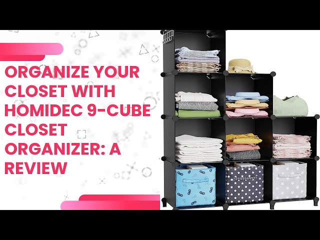 HOMIDEC Closet Organizer, 12-Cube Closet Organizers and Storage, Portable  Closet