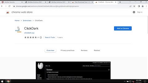 ClickDark extension removal (clickdark.xyz pop-up).