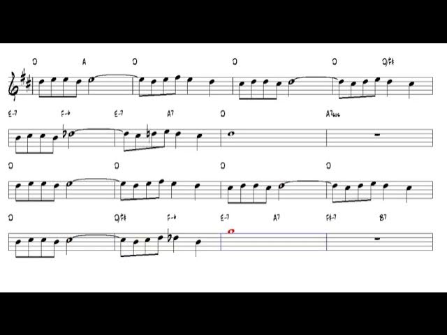 Strangers In The Night (arr. stefan-lamml.de) Sheet Music | Frank Sinatra |  Tenor Sax Solo