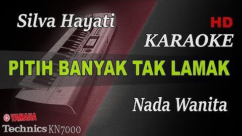 SILVA HAYATI - PITIH BANYAK MAKAN TAK LAMAK ( NADA WANITA ) KARAOKE