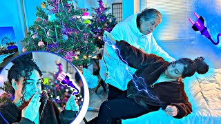 VLOGMAS*ISH| Electrocution PRANK on MOM | Her Stomach Started Hurting!!!