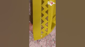 zigzag cutwork trouser design #viralvideo #trouserdesign #shorts #zigzag